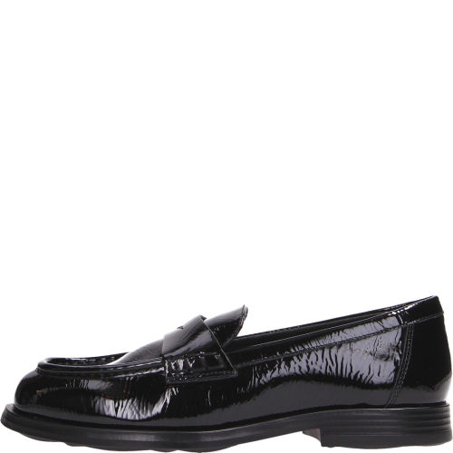 Tamaris shoes woman loafers 018 black patent 24311-41