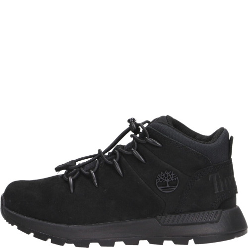 Timberland chaussure enfant boot jet black sprint trekker mid tb0a2f7c0151