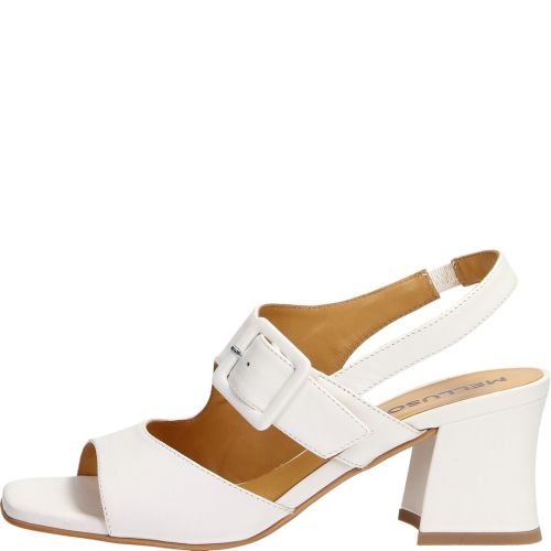Melluso shoes woman sandals nappetta bianco n734
