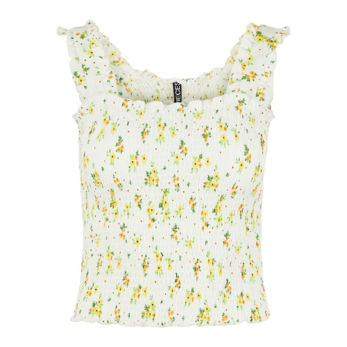 Pieces clothing woman top buttercream 17114149