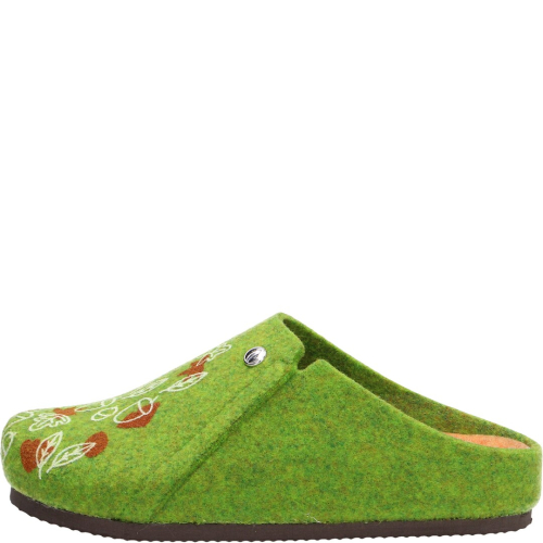 De fonseca zapato mujer confort casa verde feltro cervinia w026bx