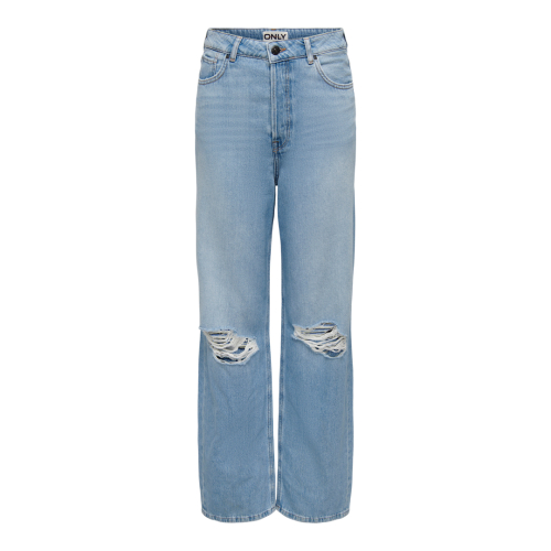 Only clothing woman jeans light blue denim 15274579