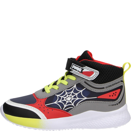 Primigi scarpa bambino sneakers nero rosso b&g inifinity 4969200