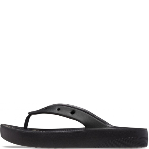 Crocs schuhe frau slippers black classic platform f cr.207714/blk
