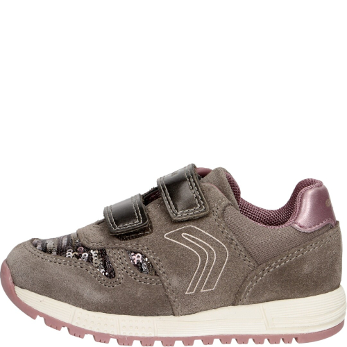 Geox shoes child sneakers c1xa8 smoke grey/old ro b023za