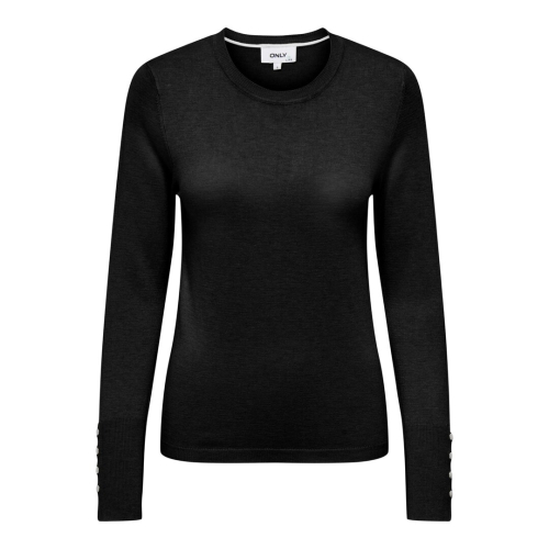 Only clothing woman knitting black 15310590