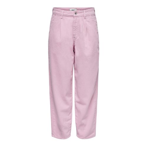 Only abbigliamento donna pantaloni dawn pink 15218419