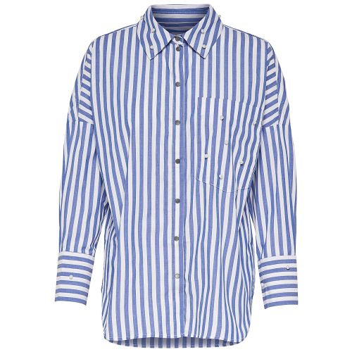 Only abbigliamento donna camicia medium blue denim 15153215