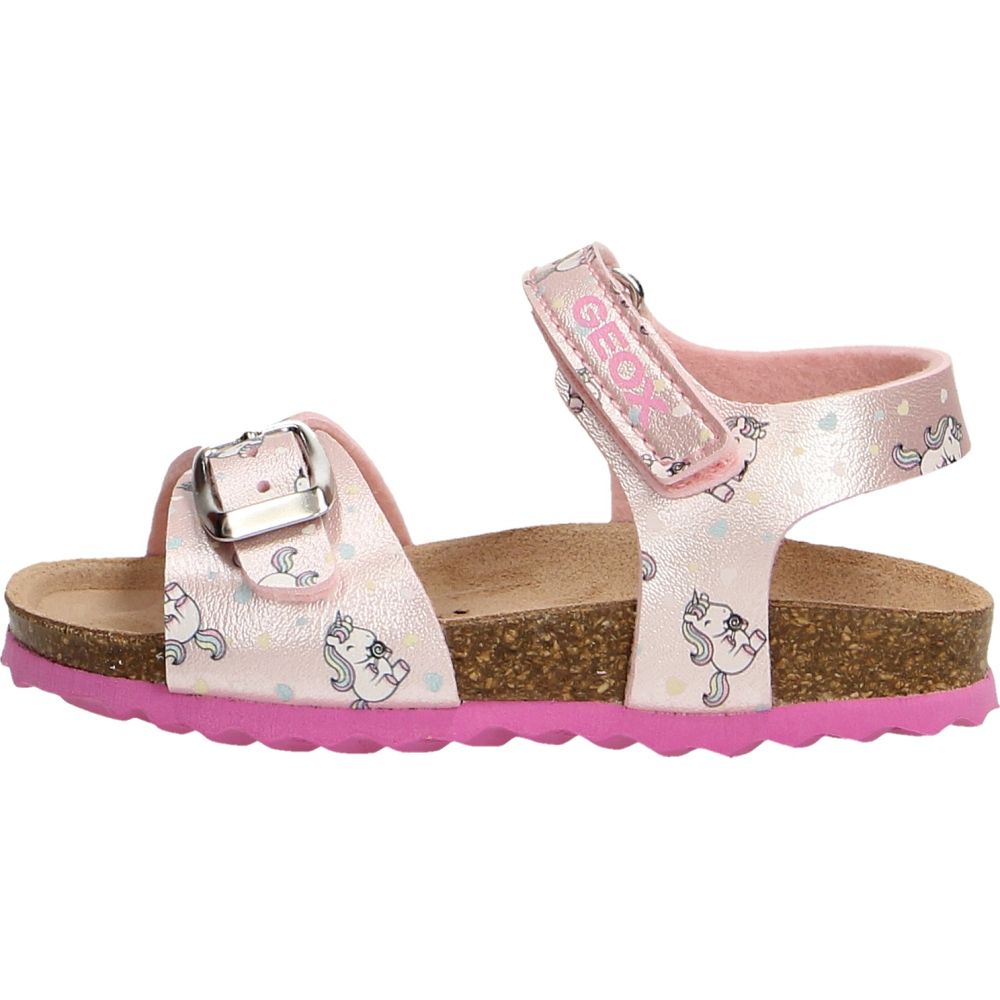 Geox scarpa bambino sandalo c0808 pink/fuchsia b922ra