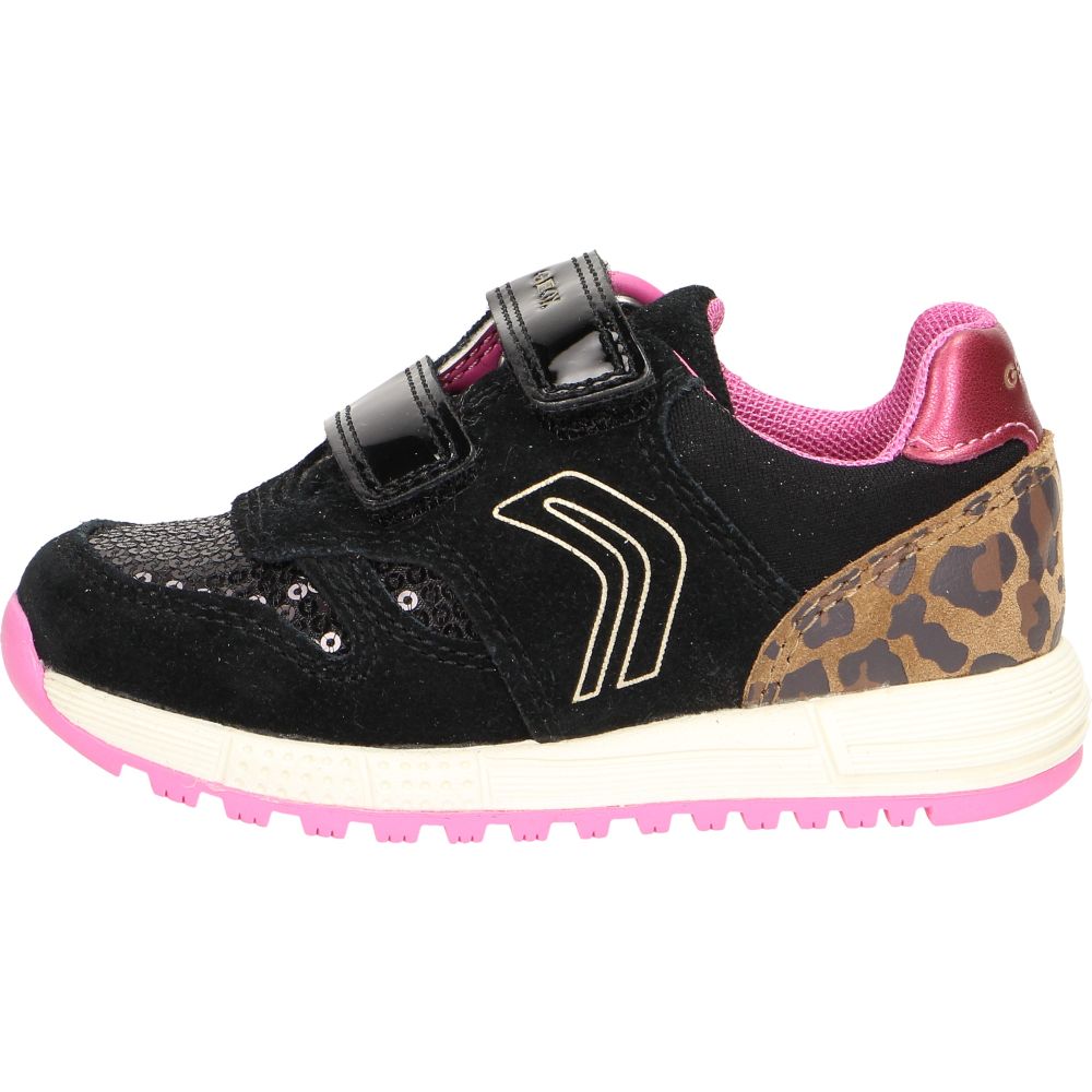 Geox scarpa bambino sneakers c0922 black/fuchsia b023za