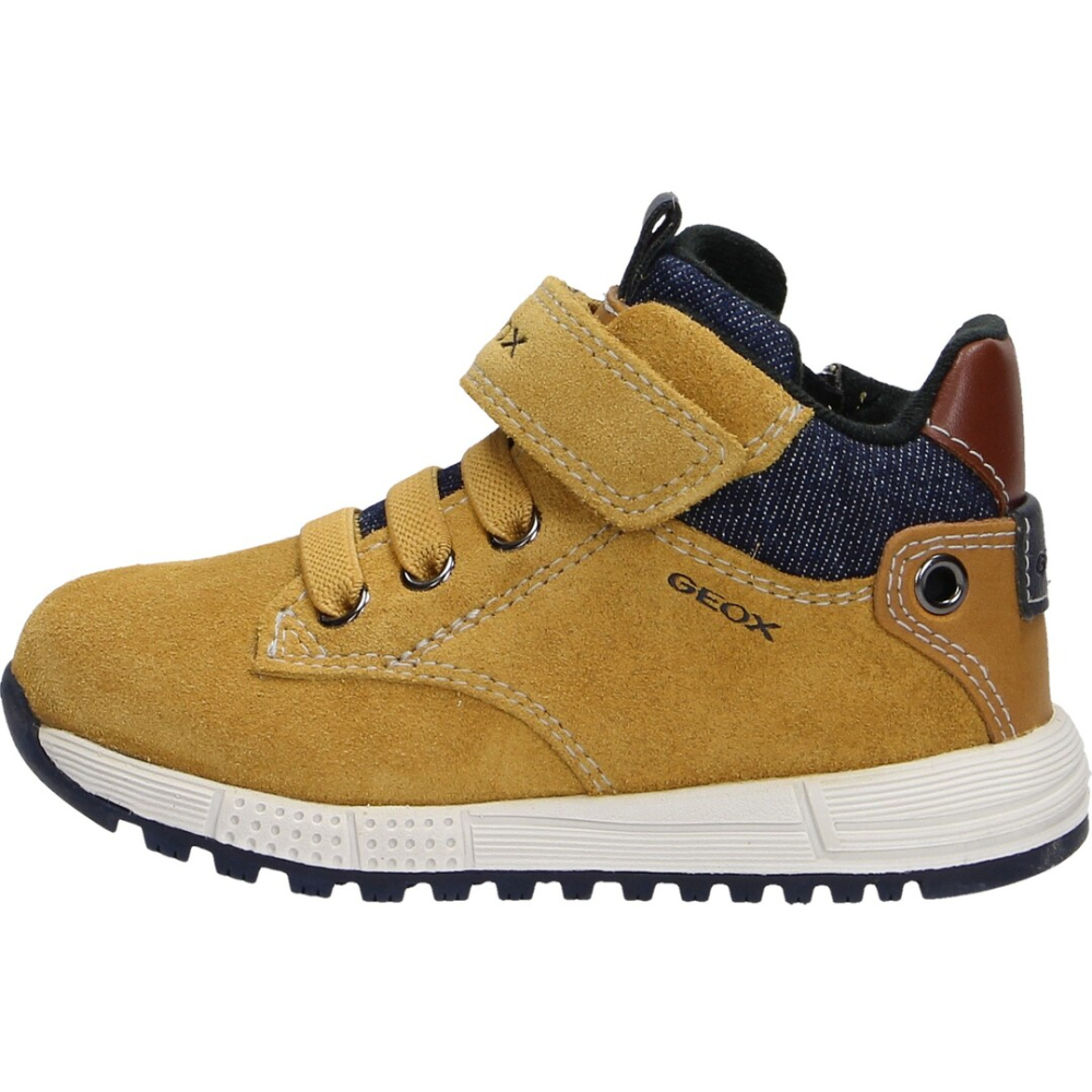Geox shoes child sneakers c2117 yellow/navy b163cc