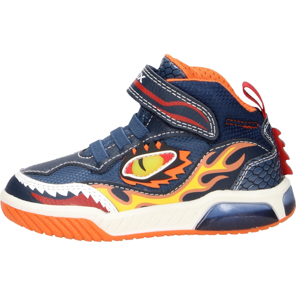 Geox chaussure enfant baskets c0820 navy/orange j169ca