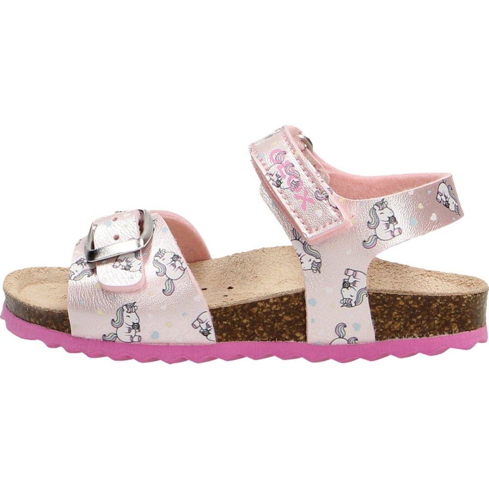 Geox shoes child sandal c0808 lt pink/fuchsia b922ra