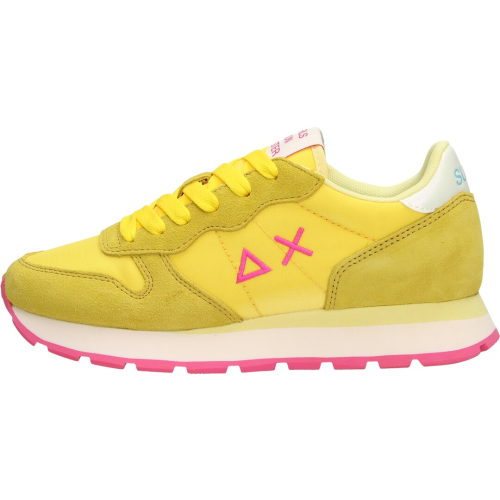 Sun68 scarpa donna sneakers 23 giallo fl.ally solid bz34201