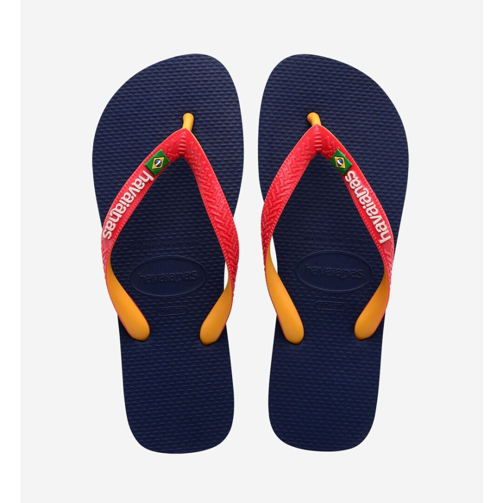 Havaianas chaussure homme tongs 5603 navy blue/ruby red brasil mix