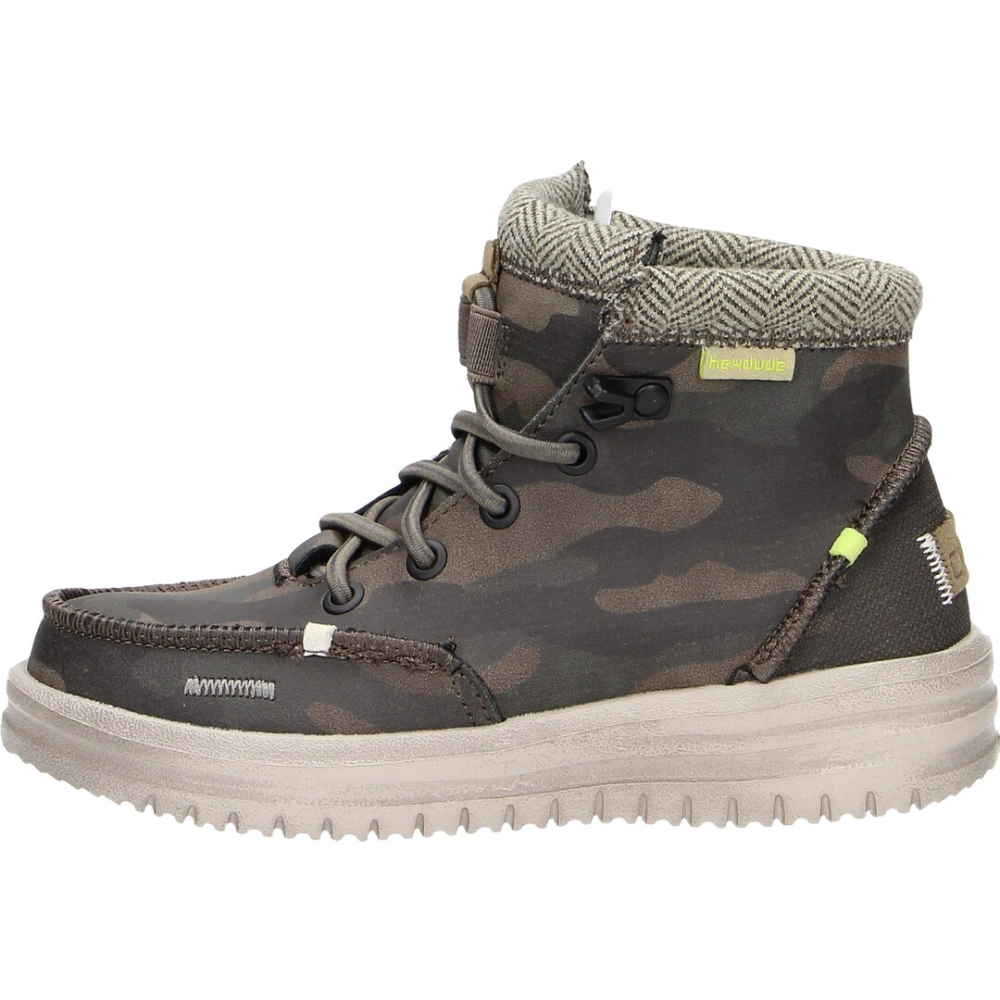 Hey dude shoes child lace 8339 woodland camo 13031 bradley youth