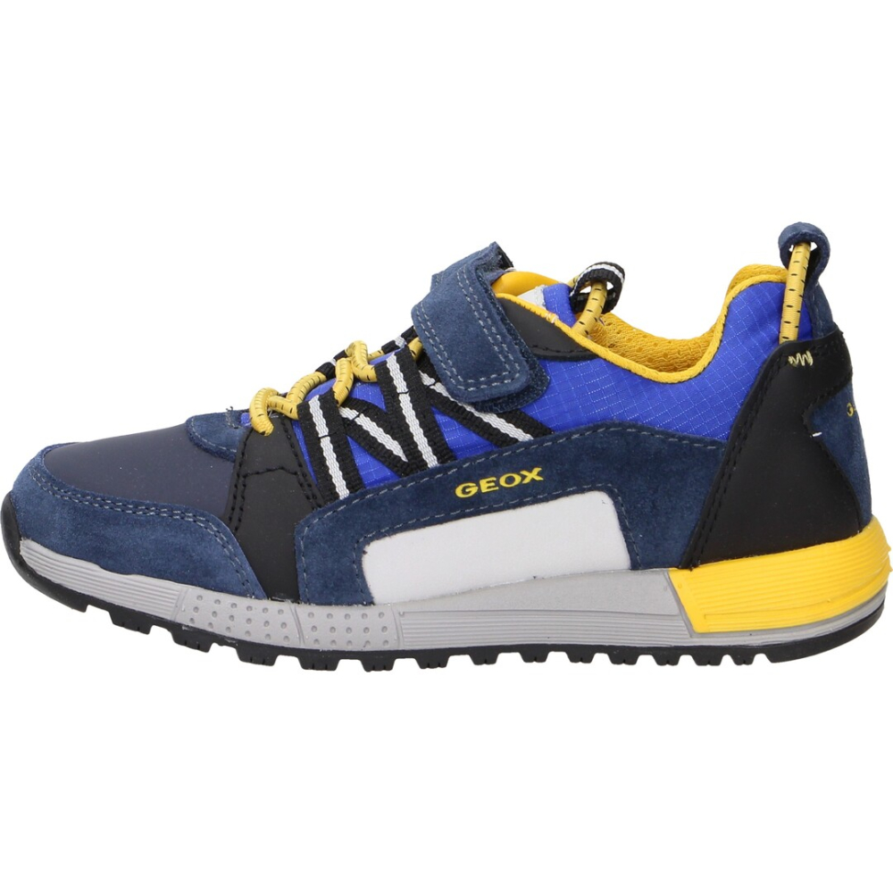 Geox scarpa bambino sneakers c0657 navy/yellow j169ea